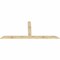 Ekena Millwork Portland Rough Sawn Timber Gable Bracket, Douglas Fir, 108"W x 45"H x 2"D x 6"F, 10/12 Pitch GBW108X45X0206POR00RDF - alternate 5